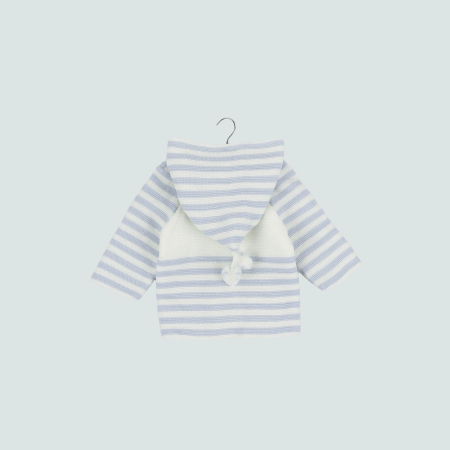 Cardigan tricotat cu gluga [7]