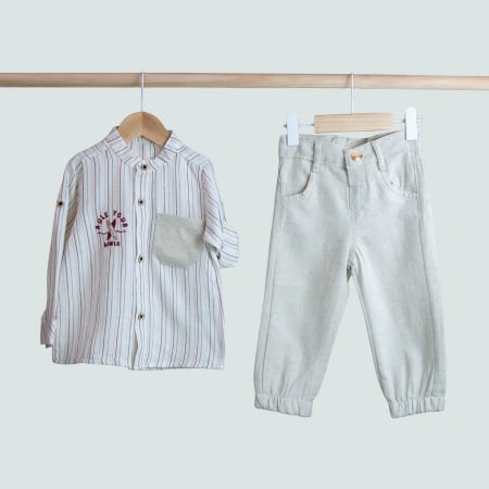 Compleuri - Compleu 2 piese camasa si pantalon