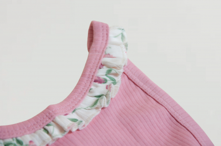 Set nou născut imprimeu floral [3]