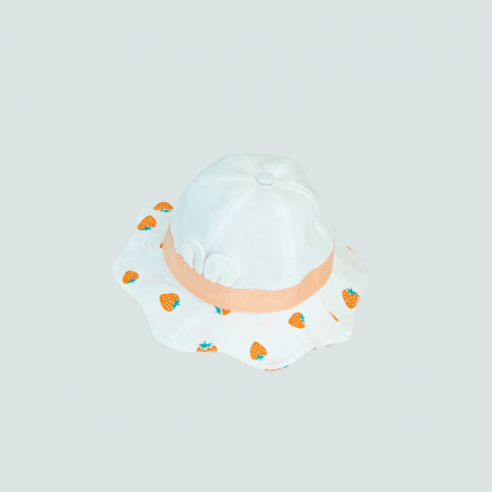 Pălărioară de vară cu căpșune și urechiușe – protecție și stil pentru micii aventurieri [2]