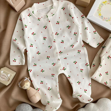 Fete 0-2 ani - Salopetă bebeluș – Cherry Dream 