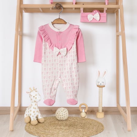 Salopete - Salopeta eleganta cu volanase si fundite