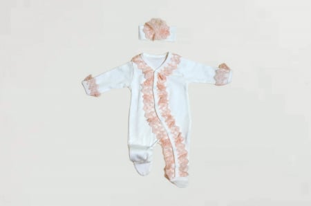 Salopete - Salopete cu dantela și bentiță