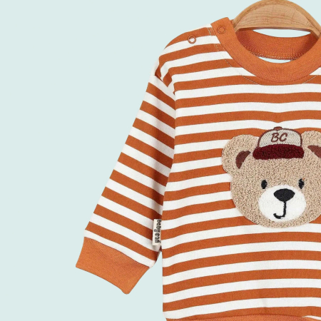 Set 2 piese baietei - Little Teddy Adventure [3]