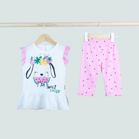 Seturi fetite 0-2 ani - Set 2 piese Sweet Smile