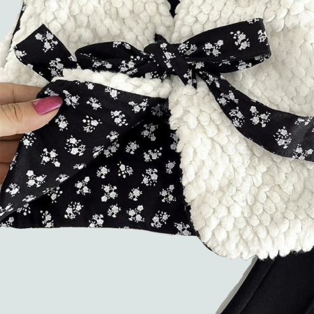 Set 3 piese - Black Chic & Cozy Vest [2]