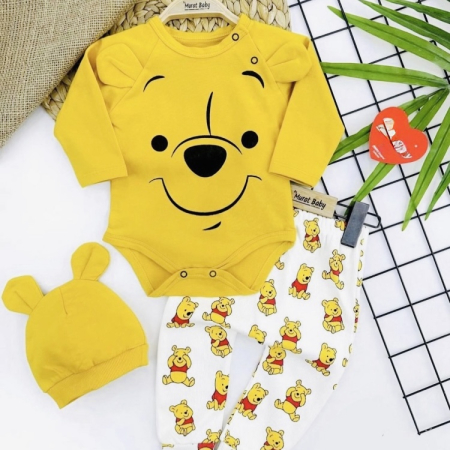 Fete 0-2 ani - Set 3 piese ursulet