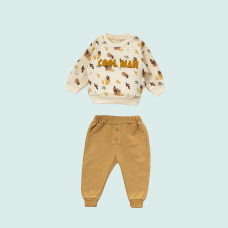 Set baietei bluza Cool Man si pantalon asortat [1]