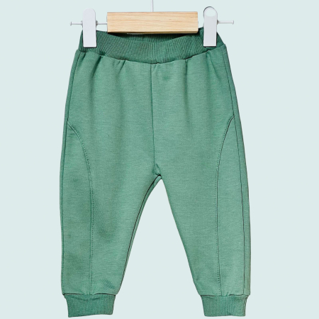 Set baietei Keep Exploring – verde mentă si dungi albe [2]