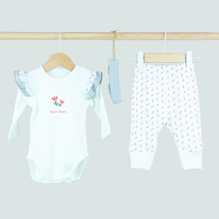 Seturi - Set cu floricele pentru fetițe