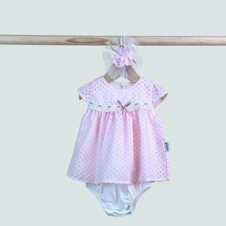 Seturi fetite 0-2 ani - Set rochita, chilotel si bentita