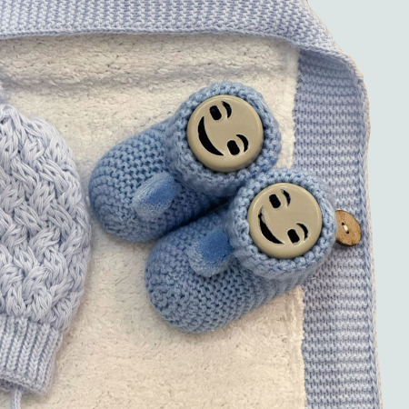 Set tricotat cu sac calduros de iarna [7]