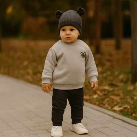 Baietei 0-2 ani - Setul calduros Little Bear