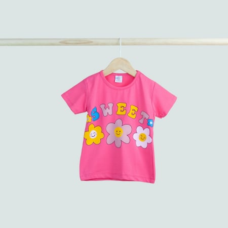 Tricouri - Tricou roz alb sau turcoaz Sweet