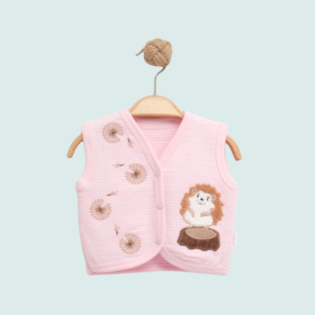 Veste - Vesta Bebelus - Pink Hedgehog