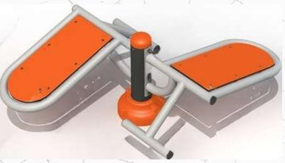 Городское оборудование - Двойной фитнес-аппарат "Абдоминальный"