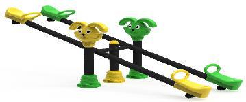 Детские площадки - Двойные качели