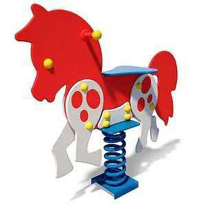 Echipamente Urbane - Balansoar Elicoidalic Căluț