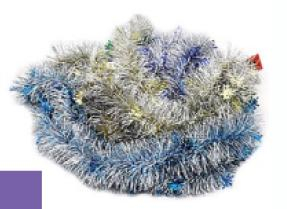 Casă și grădină -  Beteala cu fulgi d.10*2m