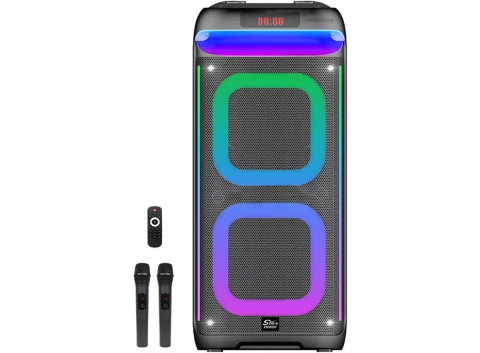 Gadgeturi - Boxă portabilă Sing-e RGB Party, 40W, Negru
