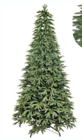 Brazi și decor de Crăciun - Brad Nordic 2,4 m