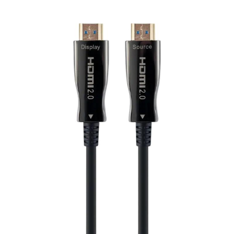 Gadgeturi - Cablu HDMI to HDMI 1e Optical 50.0m Cablexpert 4K UHD at 60Hz CCBP-HDMI-AOC-50M-02