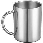 Посуда и кухонные принадлежности - Кружка из нержавеющей стали с двойными стенками, 150 мл, Grunberg