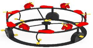 Carusel - Carusel ECO cu figurine de cai