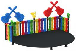 Детские площадки - Игровой комплекс Сцена из HDPE