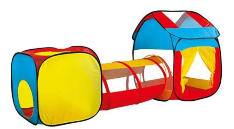 Детские площадки - Палатка с игровым туннелем ChiToys