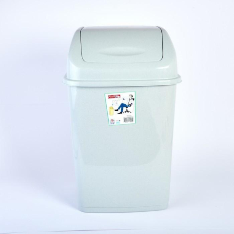 Урны - Мусорное ведро пластиковое 26 л, белое