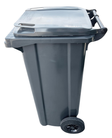 Урны - Контейнер для перевозки отходов 120 л на колесах (темно-серый)