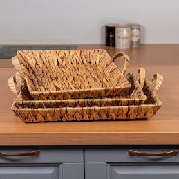 Vase și ustensile de bucătărie - Cos servire, GLOBAL STORE, Plastic/Metal, 21cm, 21cm