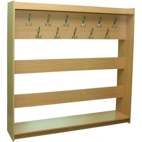 Casă și grădină - Cuier dublu haine 1783×381×1750 mm, 22 cârlige, PAL 18 mm