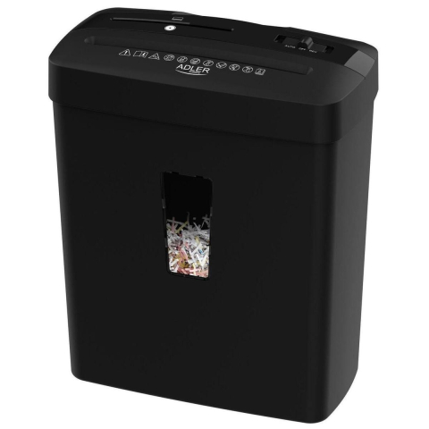 Distrugător de documente - Distrugător Adler AD black