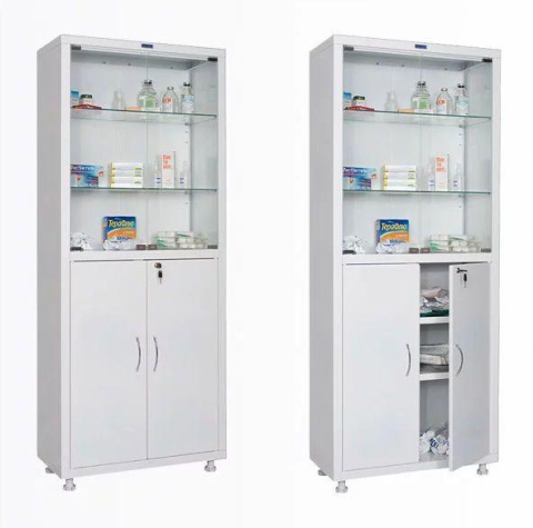 Dulap inox - Dulap medical cu 2 usi 