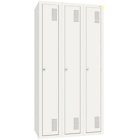 Mobilier pentru casă - Dulap metalic pentru haine cu 3 secții