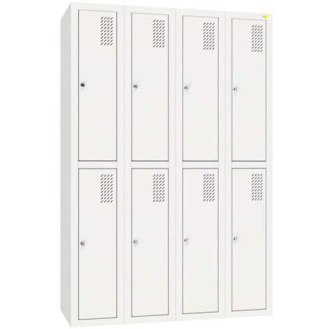 Mobilier pentru casă - Dulap metalic pentru haine cu 4 secții