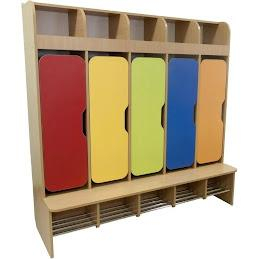 Dulapuri - Dulap Vestiar din 5 compartimente