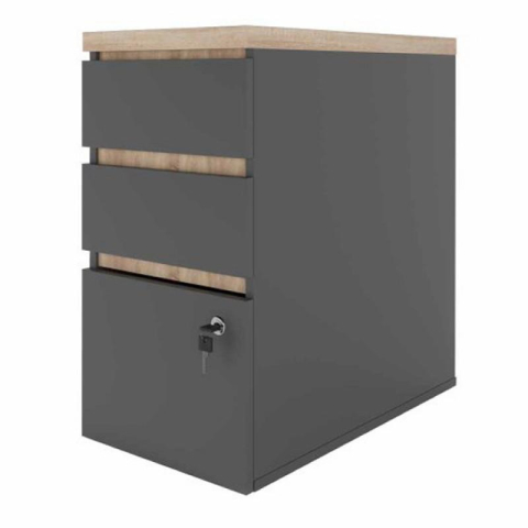 Mobilier pentru casă - Dulapior de birou cu 3 sertare