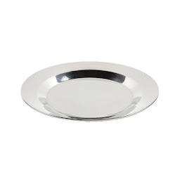 Veselă - Farfurie intinsa, inox, 21.5 cm