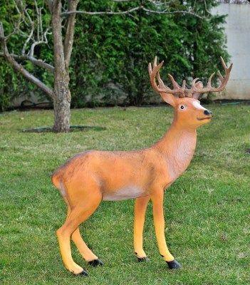 Decor Gradina - Figurina Cera Cerb in picioare