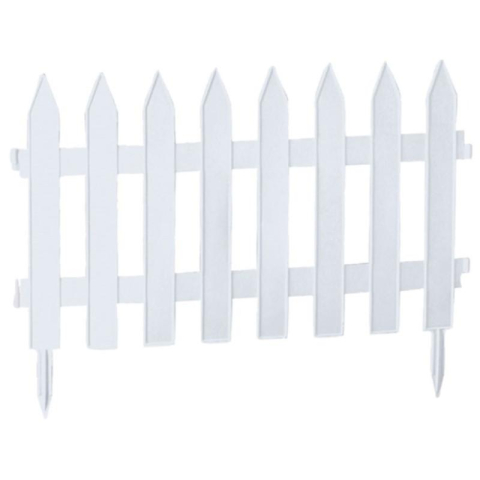 Городское оборудование - Декоративный садовый забор Prosperplast, 6 шт, пластик, 3.6 м