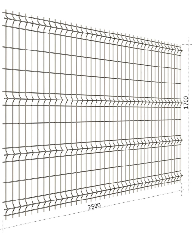 Intrări în localitati - Gard zincat h-1,63 m