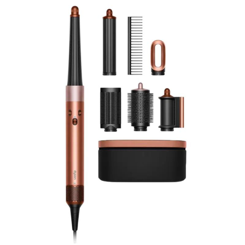 Electronice - Hair Hot Air Styler Set Dyson HS08 i.d Multi-Styler and Dryer Straight PlusWavy Amber Silk Pink Champ