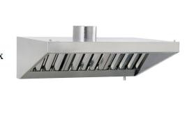 Utilaje și echipamente Horeca - Hotă din inox cu filtre pentru ulei. dimensiunile: 1800x800x350 mm