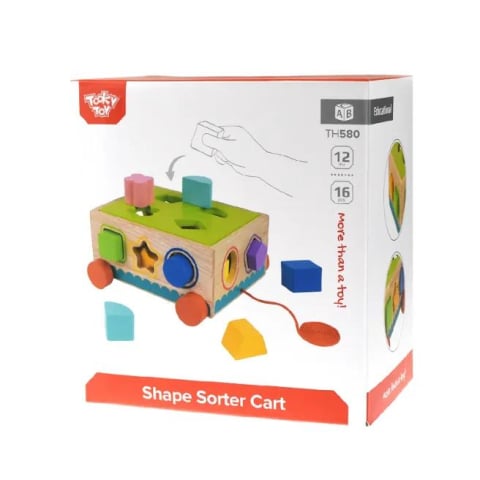 Jucării - Jucărie din lemn Sorter pe rotile