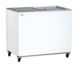Frigidere Profesionale - LADA FRIGORIFICA PENTRU CONGELARE, CAPAC TRANSPARENT GLISANT, 296 LITRI UGUR 