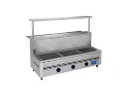 Utilaje și echipamente Horeca - Marmit Pentru Felul Intii, 3 Arzatoare Infrarosii (Clasic)