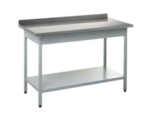 Masă din inox - Masa 1000x550x850 cu 1 polita